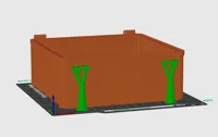 With Supports, 0.2mm layer, 2 walls, 7% infill