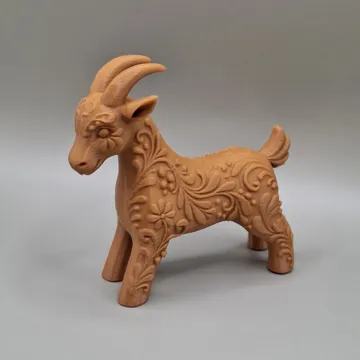 Figura decorativa: Decorative Goat Figurine — vista de referencia 3