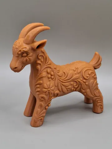Figura decorativa: Decorative Goat Figurine — vista de referencia 2