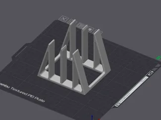Vertical Notebook Stand (two 25mm slots)