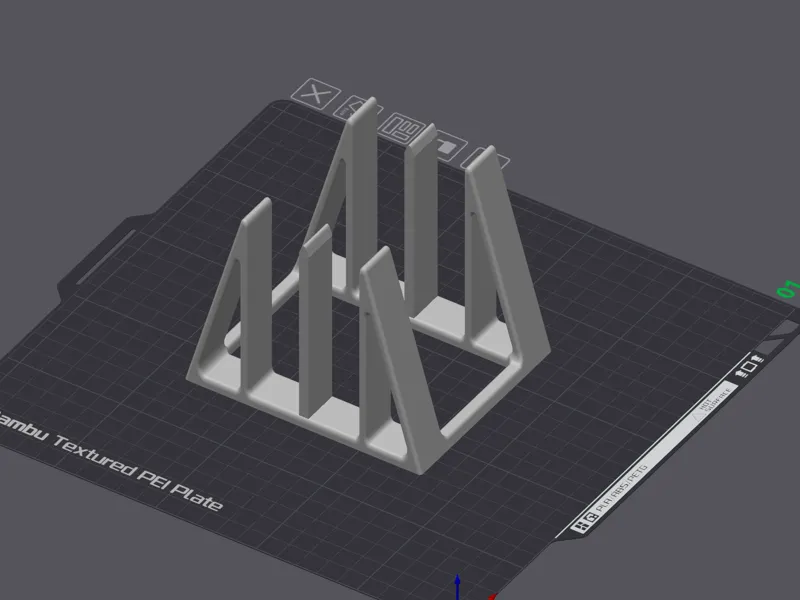Vertical Notebook Stand (two 25mm slots)