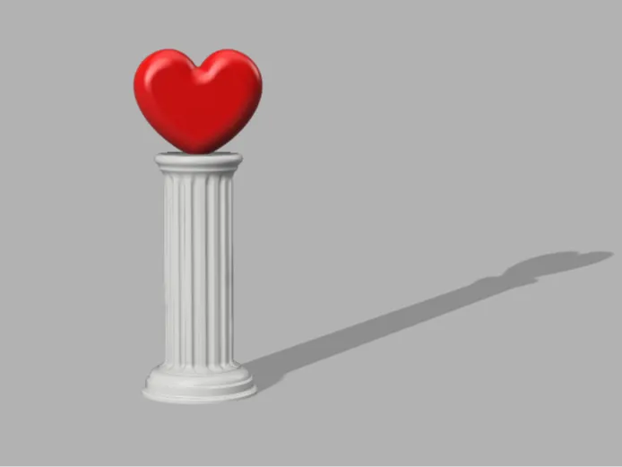 Valentinstag Monument