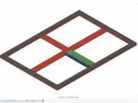 Einfärbig mit Pause für 6x2 mm Magneten