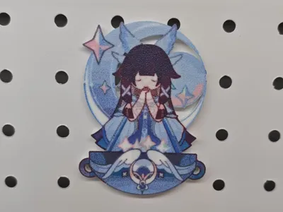 Goulombia Refrigerator Magnet Monthly Pass Girl