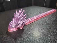 0.12mm layer, 2 walls, 15% infill, 30 cm long dragon