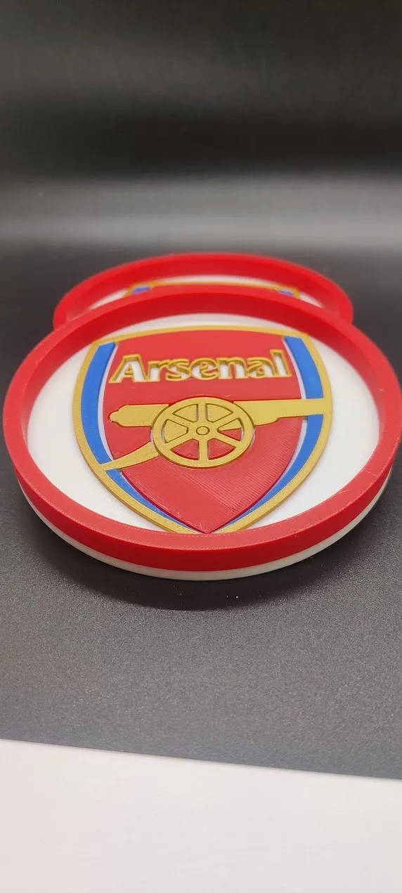 FC Arsenal Coaster by ruBBeLdieKaTz - MakerWorld