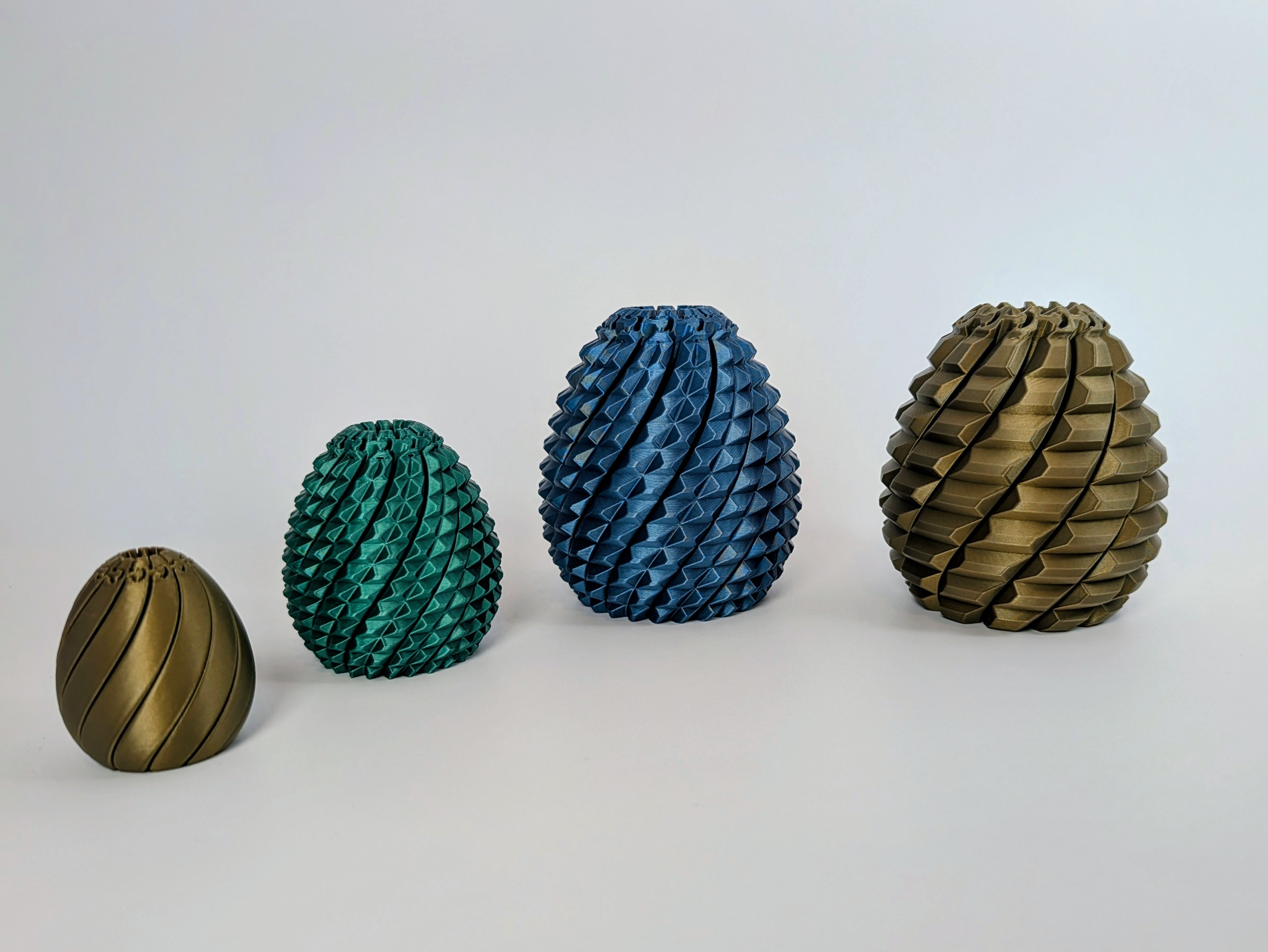 Miniatura 2 do modelo 3D Twisted Dragon Eggs Fidget