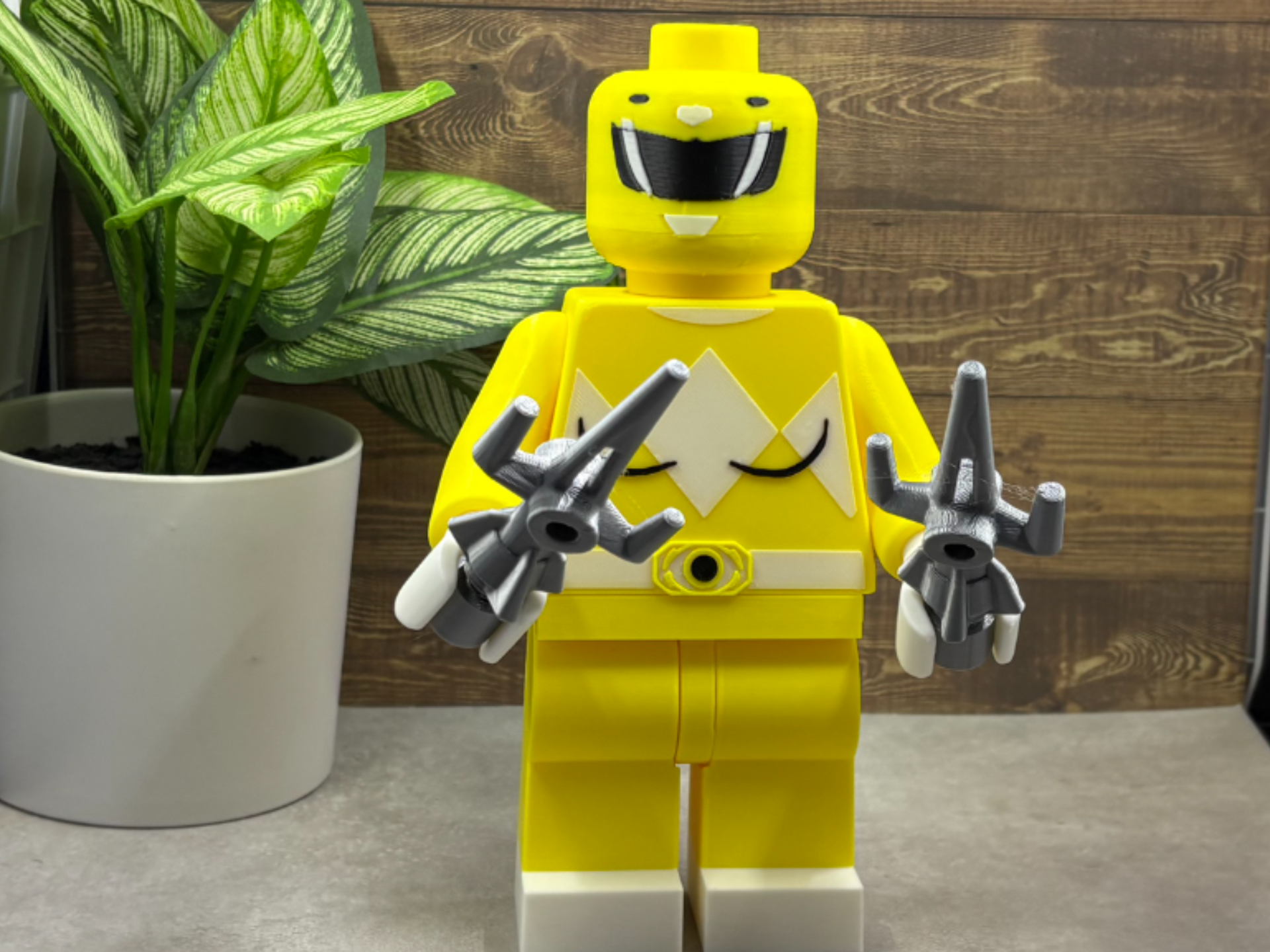 500% Brick - Yellow Power Ranger
