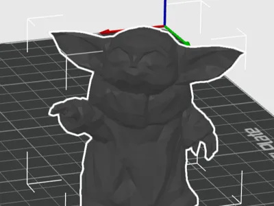 Low Poly Grogu