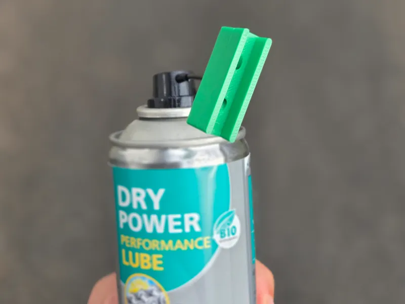 Chain lube applicator adapter