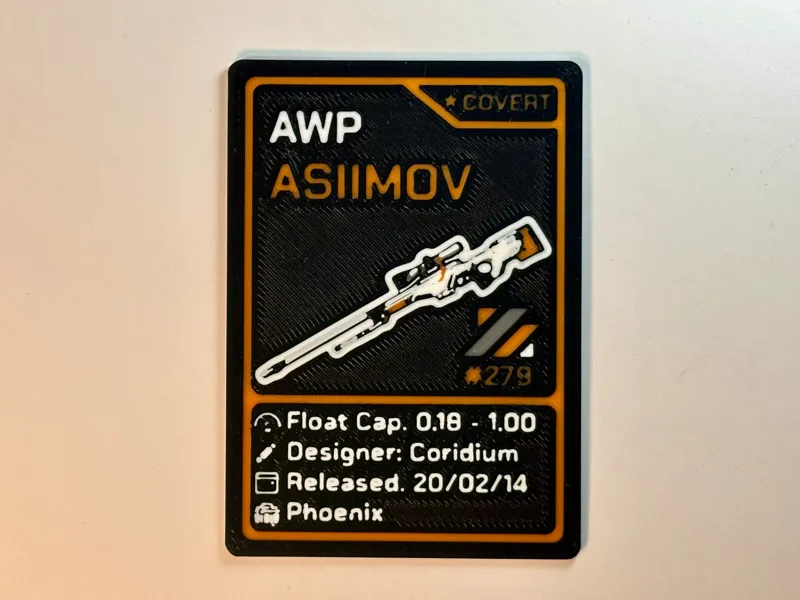 CS2 - Carte AWP Asiimov AMS