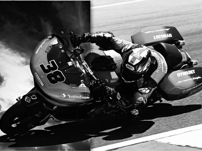 Bagger Racing Hueforge – #38 High-Speed Lean