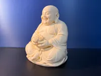 Bouddha souriant au lotus — photo 2