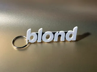 Frank Ocean Blonde Keychain