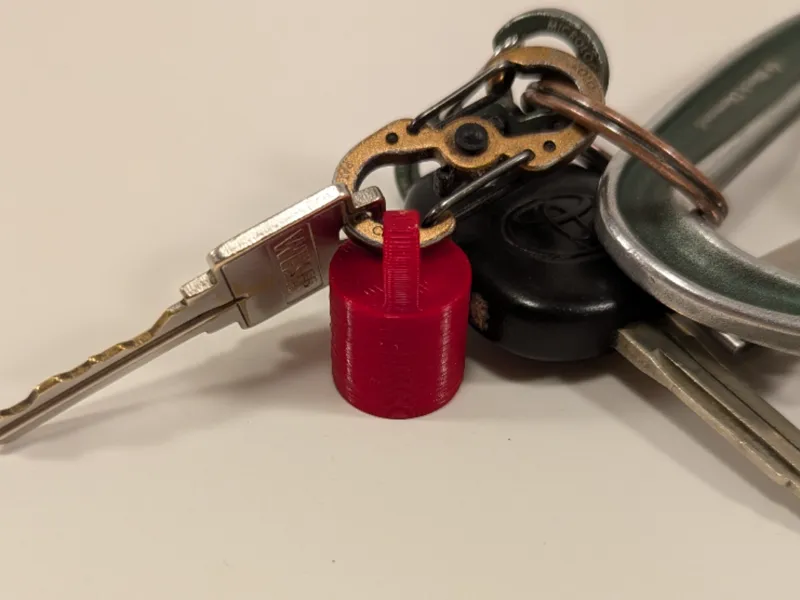 Keychain Pill Fob
