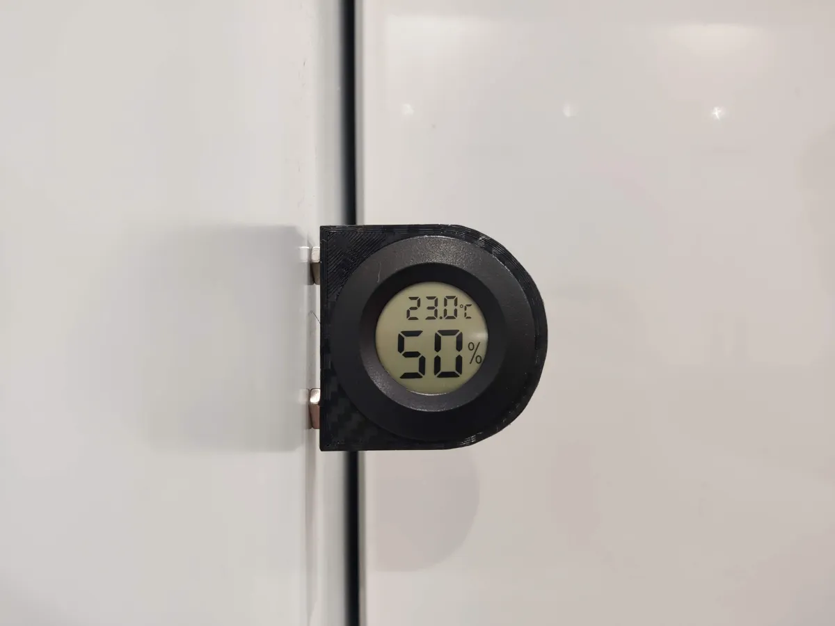 Support magnétique pour hygromètre rond