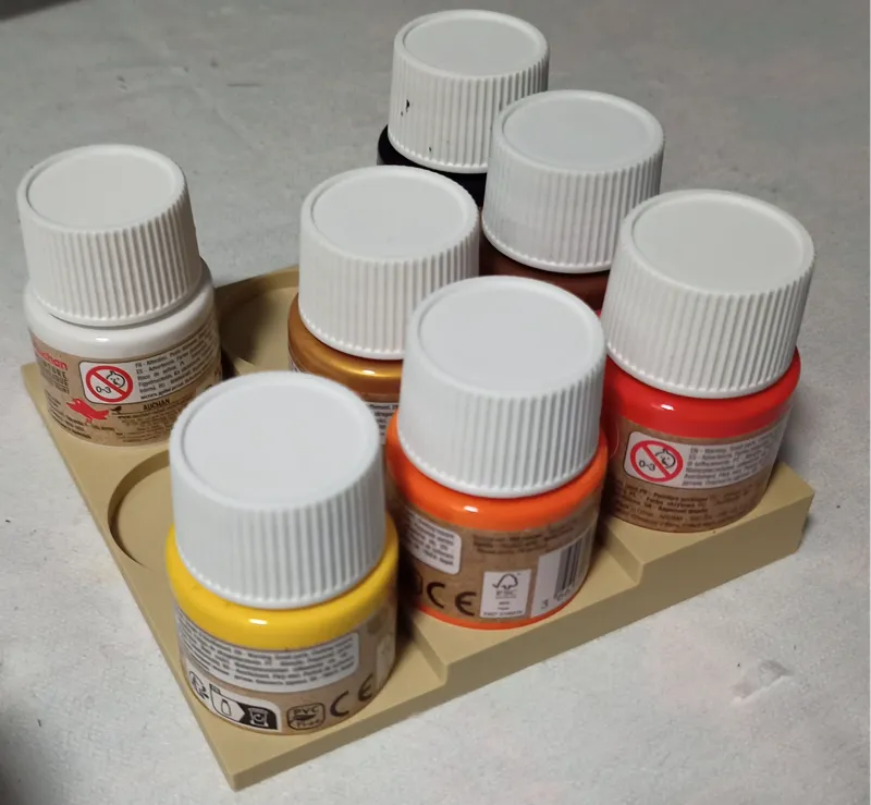 Organizador para botes de pintura (42mm diámetro)