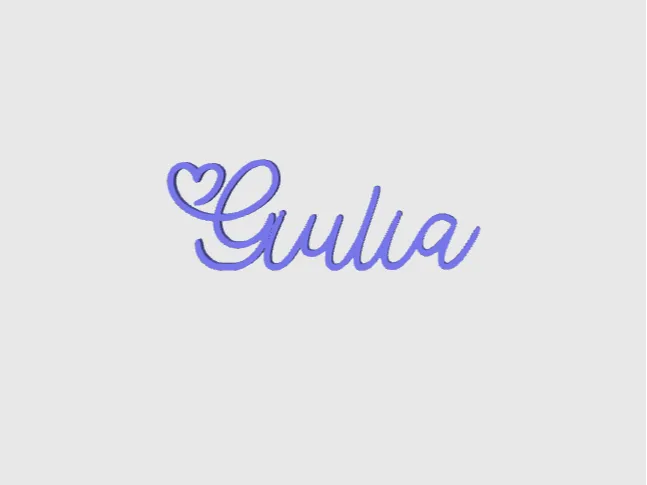 Giulia Nome Segnaposto