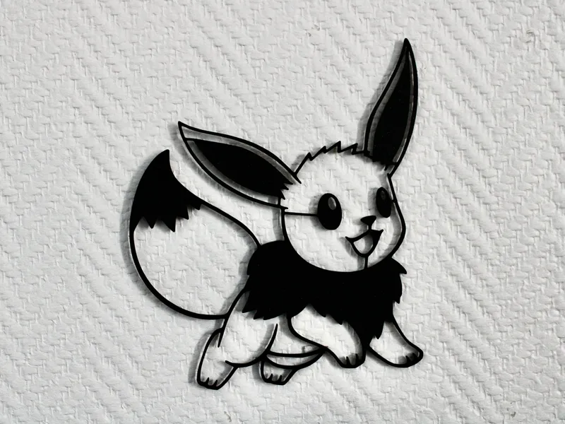 Evoli Eevee Pokémon wall art