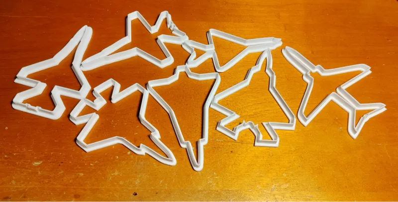 Fighter Jets Cookie Cutters