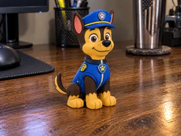 Modelo para impresión 3D: Paw Patrol-CHASE — vista de referencia 3