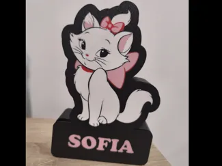 Marie Light box, custom name