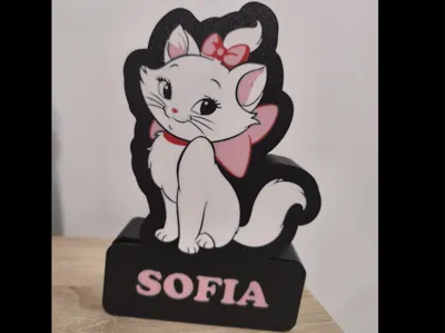 Marie Light box, custom name