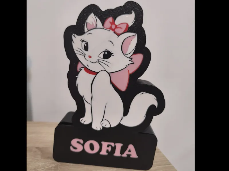 Marie Light box, custom name