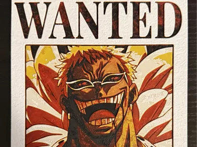 One Piece - Donquixote Doflamingo Wanted Poster