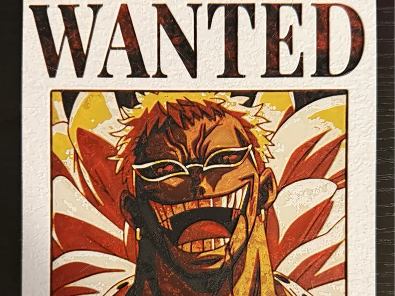One Piece - Donquixote Doflamingo Wanted Poster
