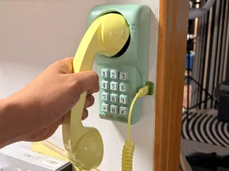 OLD style telephones.