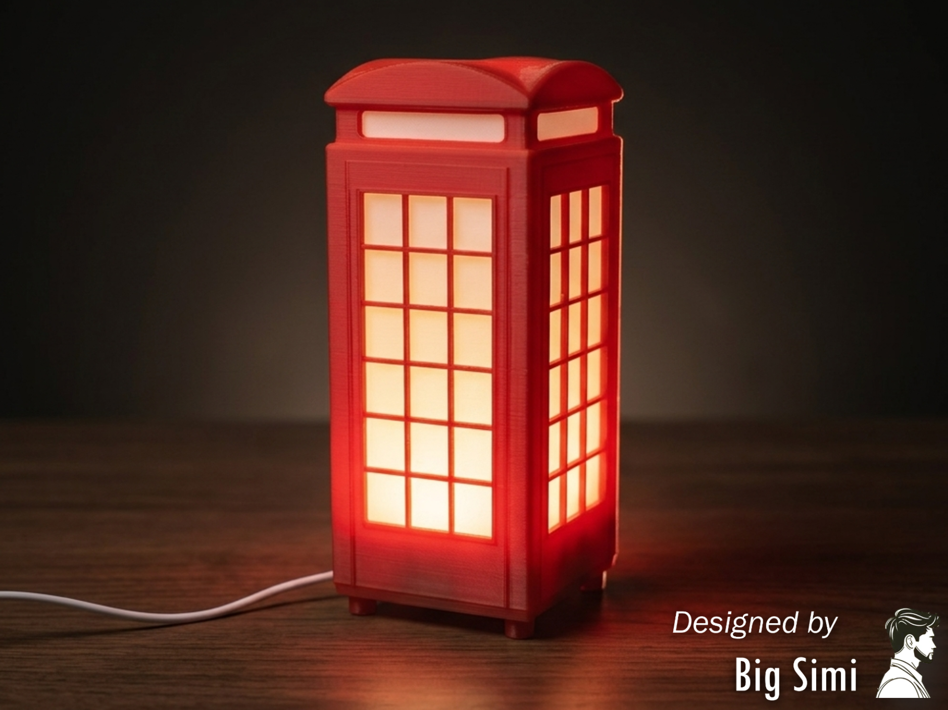 London Phone Booth Lamp