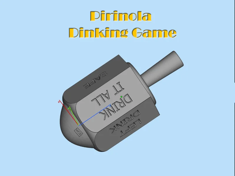 TROTTOLA "PIRINOLA" DRINKING GAME