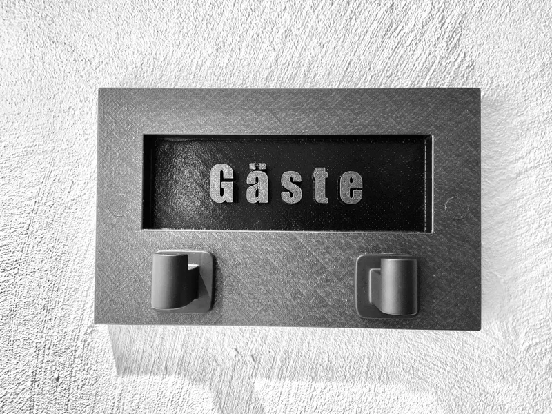 Guest towel holder -  Gästehandtuchhalter
