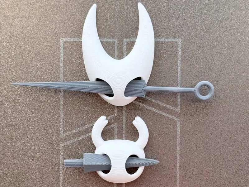 Hollow Knight and Hornet Hair Clip