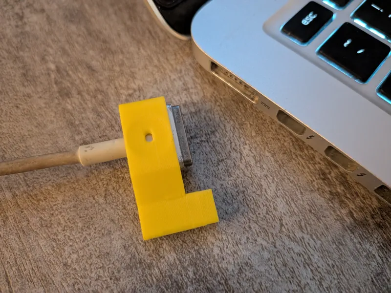 Macbook charger securer (pre 2016)