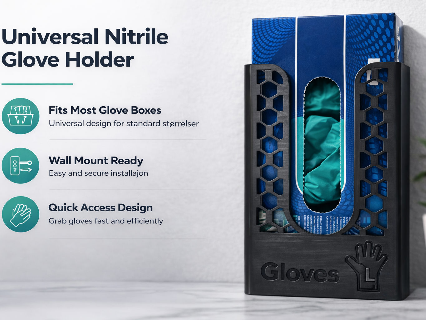 Universal Nitrile Glove Holder 