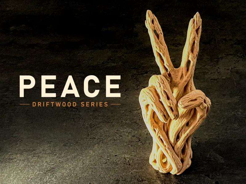 Peace - Driftwood Series - Sculpture
