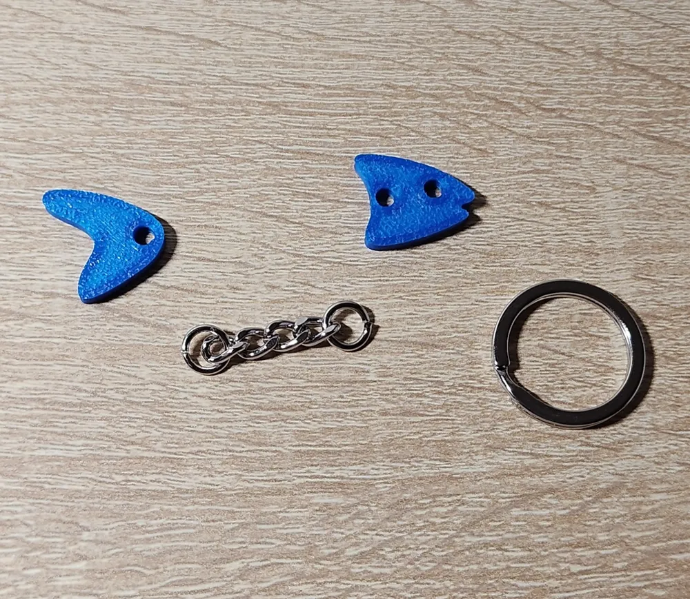 Fishbone (Keychain) by DrejkCZMakerWorld: Download Free 3D Models
