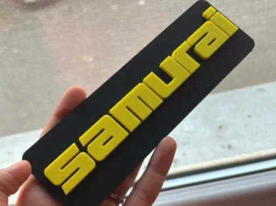 Suzuki Samurai plate