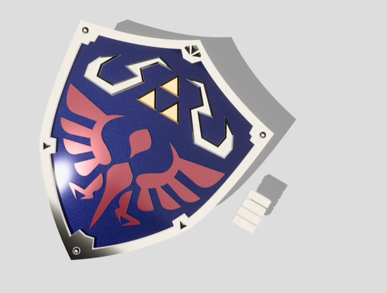 Miniatura 1 do modelo 3D 海利亚盾 - Hylian Shield - 塞尔达传说道具