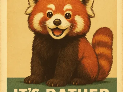 Lithophane - Red Panda