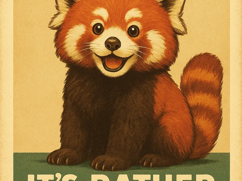 Lithophane - Red Panda