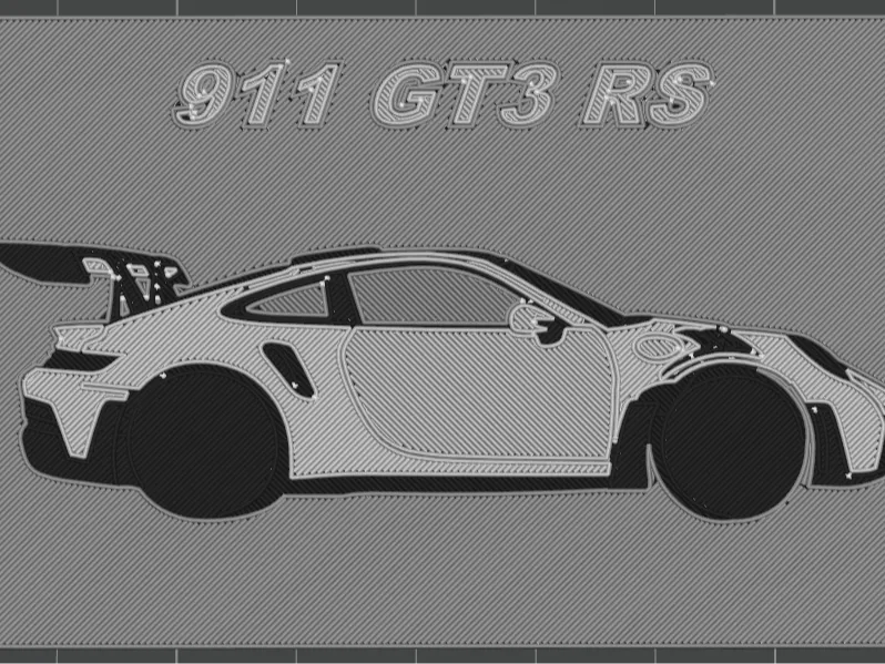 GT3 RS Collector Card (ID-1 Size)