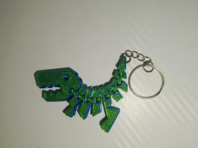 Flexi rex keychain