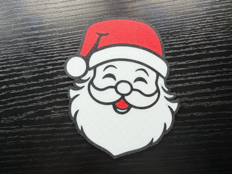 Santa Coaster Set