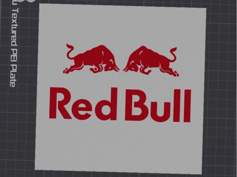 Red Bull logo - Free 3D Print Model - MakerWorld