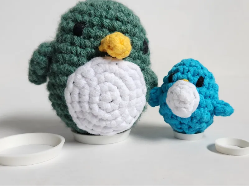 Wooble Crotchet Display Rings - Small & Normal 