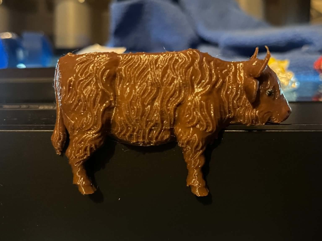 Highland Cow Monitor Buddy colour