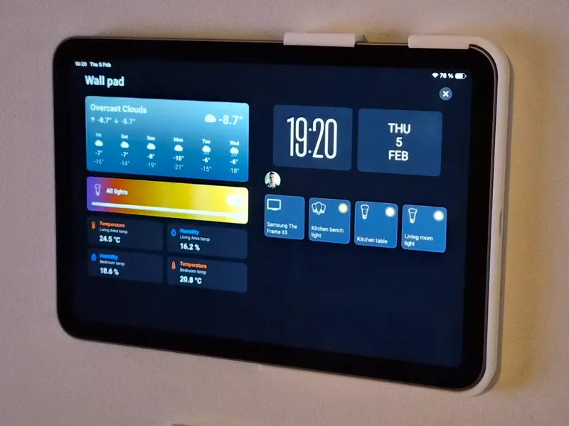iPadMini 2024 + Wall mount - 3m Tape